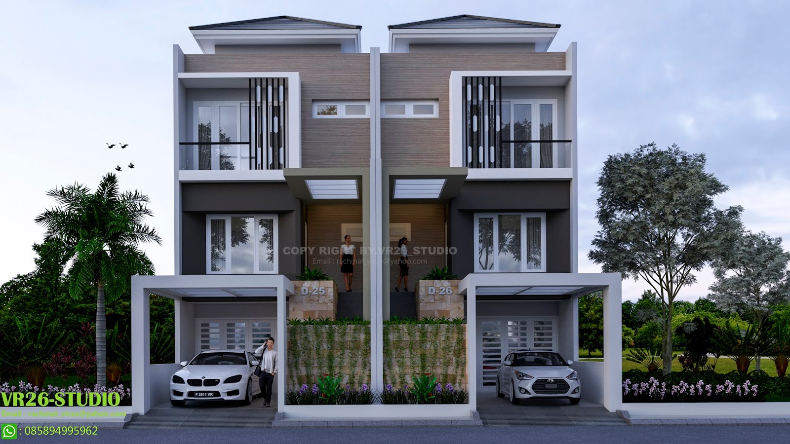 48 Desain Rumah Minimalis 3 Lantai Homsweetimpian