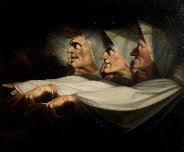 Fussli Les trois sorcières, après 1783,The Royal Shakespeare Theatre, Stratford upon- Avon