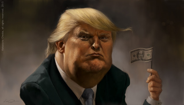 Donald Trump caricature