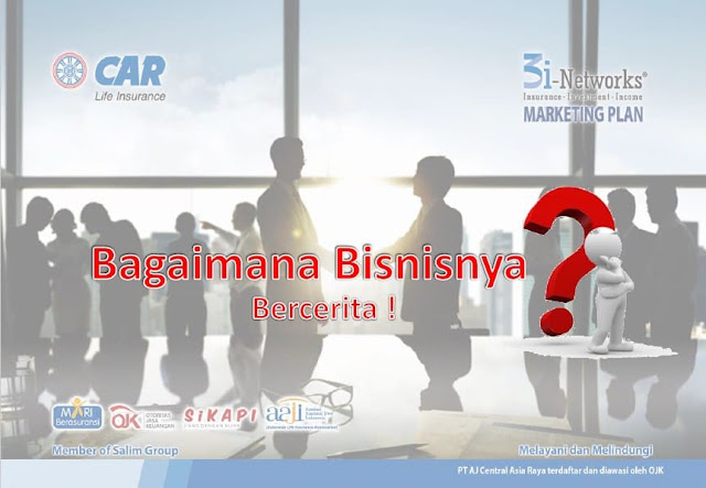 Apakah 3i Networks? Sebelum Anda memutuskan untuk bergabung atau Mendaftar Program 3i Networks dari PT AJ Central Asia Raya, Mungkin banyak hal yang akan Anda tanyakan? Berikut ini beberapa pertanyaan seputar Program CAR 3i Networks dan yang sering ditanyakan oleh calon mitra / member. Silahkan simak dan pelajari manfaat apa yang akan Anda dapatkan dari 3i-Networks CAR. 