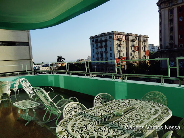 Vista da varanda do Hostal Corazon del Vedado