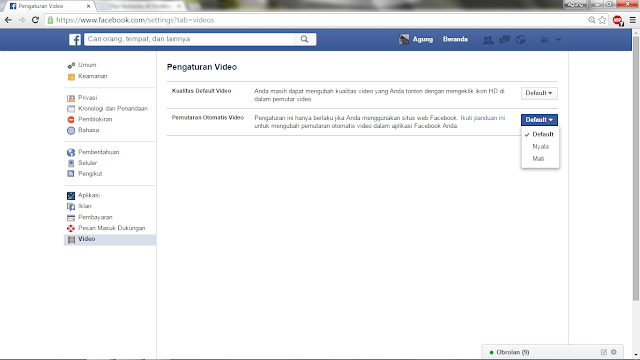 cara mematikan fitur autoplay video di facebook 4