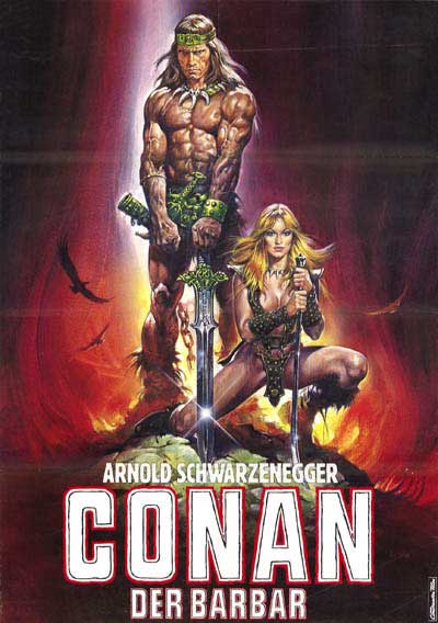 conan the barbarian poster. Conan The Barbarian