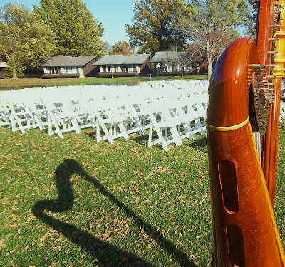 Processional Music  Weddings on Classic Harpist  Terre Haute Harpist   Wedding In Robinson  Illinois