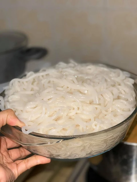 cara masak mee laksa