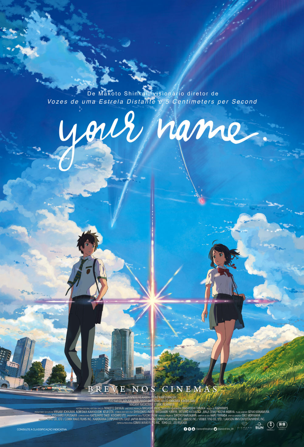 Quase Otome! : [Recomendação de filme - Review] Kimi No Na Wa (Your Name) é  uma das melhores animações do século, segundo eu mesma