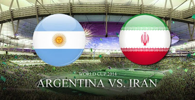 Video Cuplikan Gol Argentina vs Iran