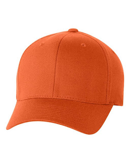 topi baseball orange