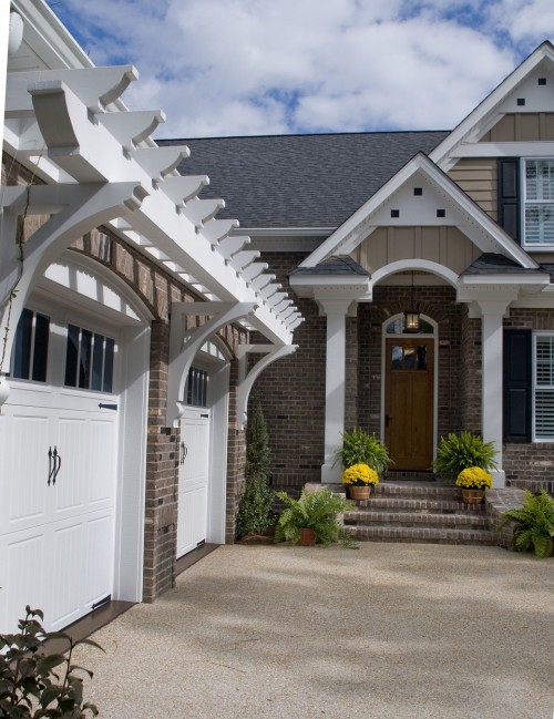 Garage Door Pergola