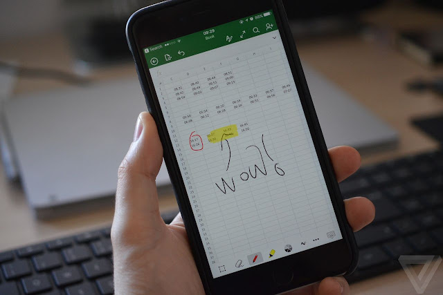 Now Microsoft Office For iPhone Features With Lets You Draw With Finger