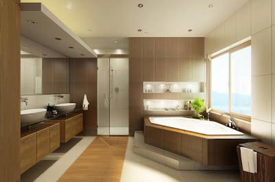 20+ Desain Kamar Mandi Minimalis Modern Terbaru 2015