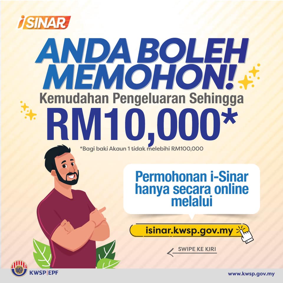 cara mohon kwsp i-sinar daftar i-akaun kwsp online