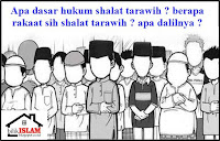 bilangan rakaat shalat tarawih.