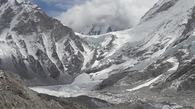 Glacier de Khumbu vu à ~5.400m