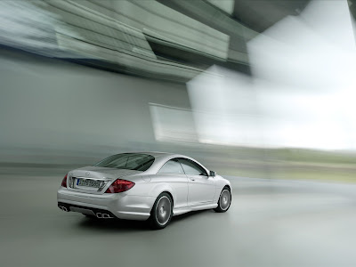 2011 Mercedes-Benz CL63 AMG Rear Side in Motion View