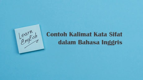 180 Contoh Kalimat Kata Sifat Dalam Bahasa Inggris Dan Artinya Contohtext