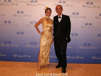 Chinese singer Janet Lee with Jason Geh from Jason Geh Entertainment