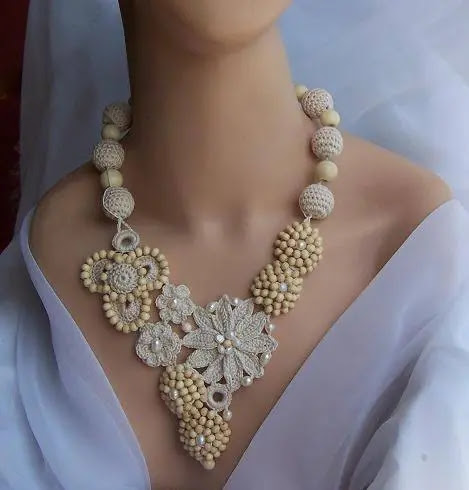 17 Ideas de collares y cuellos a crochet para inspirarte a crear ✨