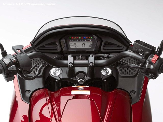 Honda CTX700-speed panel meter