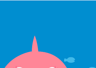Baby Shark: Free Printable Party Poster Bacground.