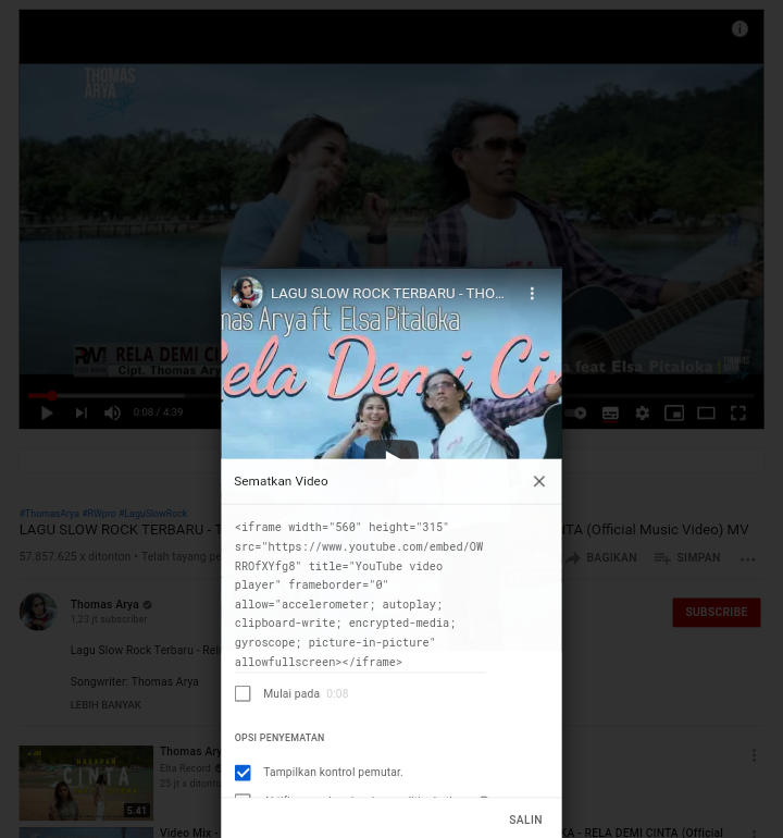 Cara Memasang Playlist Video Youtube Di Blogger