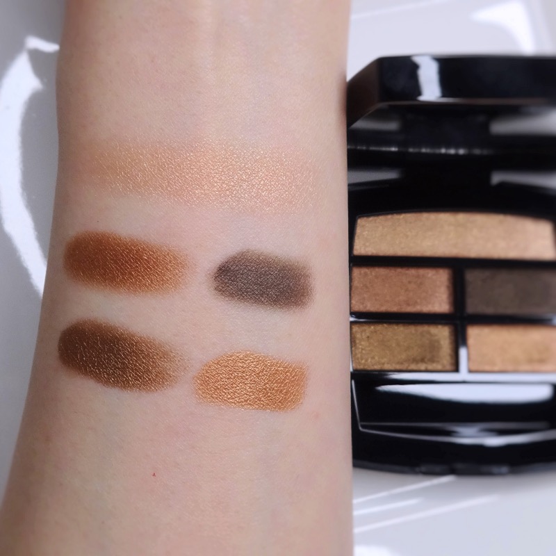 Chanel Les Beige Eyeshadow Intense review swatches