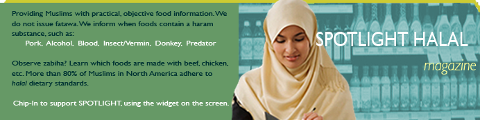 SPOTLIGHT HALAL food info for Muslims