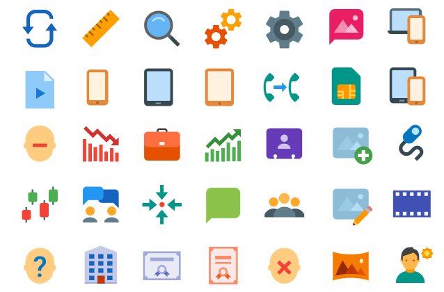 Icon systems for the web