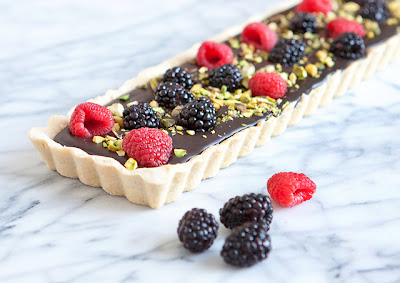 Recipe Chocolate Tart Raspberry