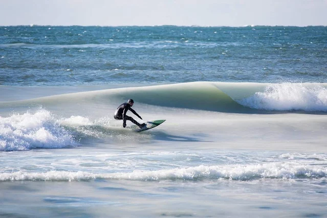 Incredibly Frozen ‘Slurpee’ Waves Spotted On The Coast Of Nantucket