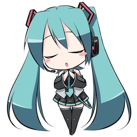 Hatsune Miku Gambar Bergerak / Gif image