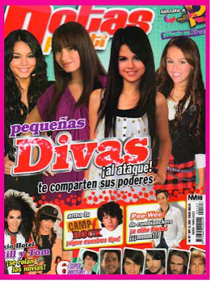 Vanessa Demi Selena y Miley Cyrus en Notas para ti