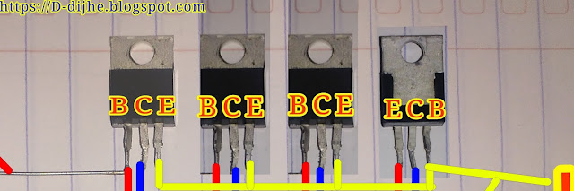 SKEMA RANGKAIAN  JOULE THIEF INVERTER  MINI  DENGAN 4 