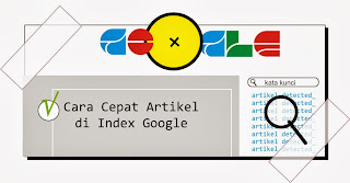 Cara Cepat artikel di Index Google