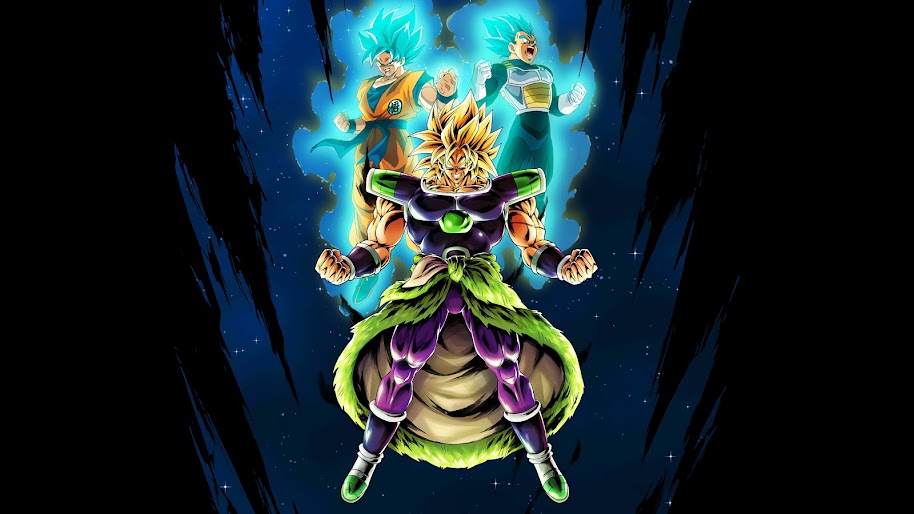 Broly Goku Vegeta Dragon Ball Super Broly 8k 7680x4320