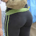 Bubble butt Spandex candid