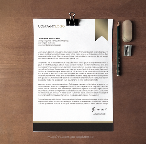 Free Indesign Letterhead Template