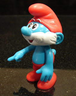 Papa Smurf was also included in the batch Reis sent me! Yay! It's like ...