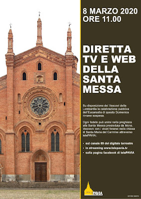 La Messa di Quaresima sarà trasmessa in radio e tv