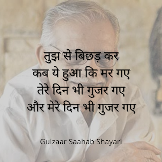 Gulzaar Saahab Shayari