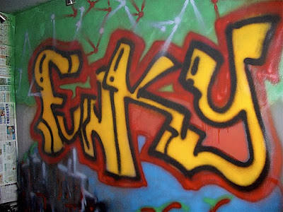 graffiti letters, china style