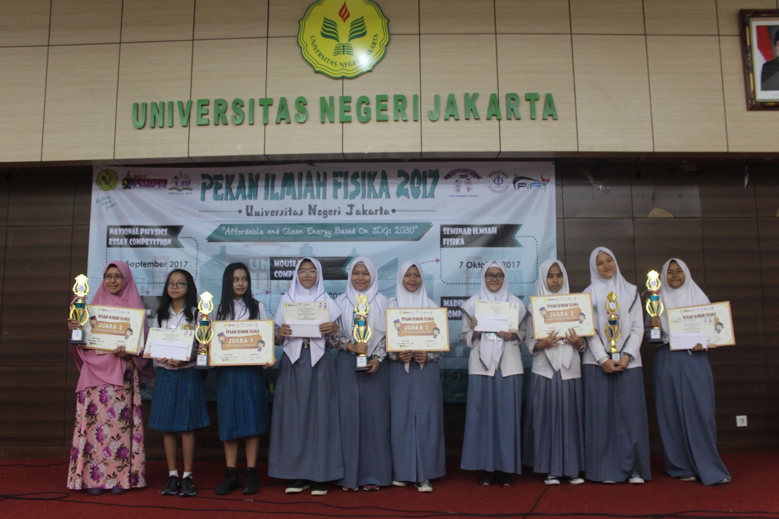 PRESS RELEASE MADING 3D 2017 Pekan Ilmiah Fisika Universitas