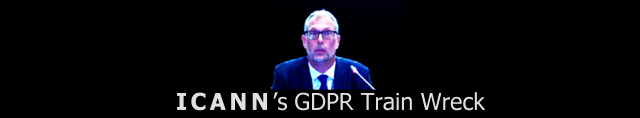 ICANN's GDPR Train Wreck ©2018 DomainMondo.com (graphic)