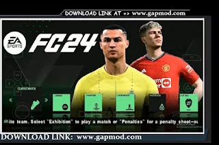 PES PPSSPP New EA Sports FC 24 Best Graphics HD Update Kits Full Latest Transfer Peter Drury Commentary