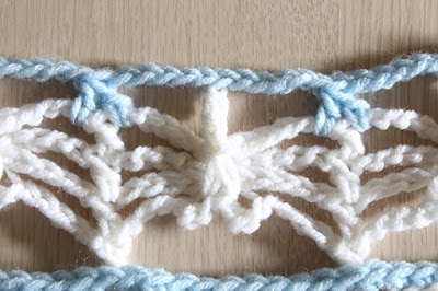 crochet, free pattern, fail, dancing dragonflies scarf