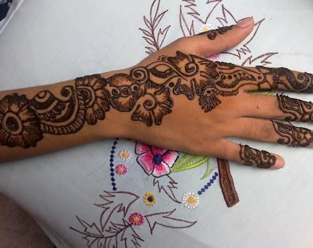 Eid Latest Mehndi Designs 2015 For Girls Wallpapers Free Download