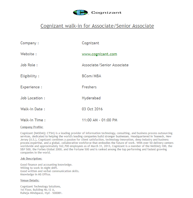 Cognizant openings