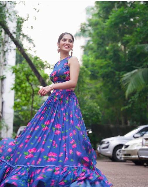 Ruhani Sharma - Stunning in Blue Dress