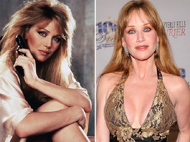 Tanya Roberts young and old picture