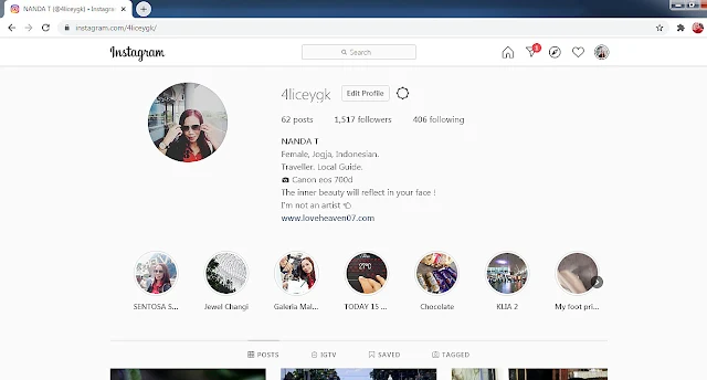 Penampilan Instagram Versi Web Yang Makin Keren